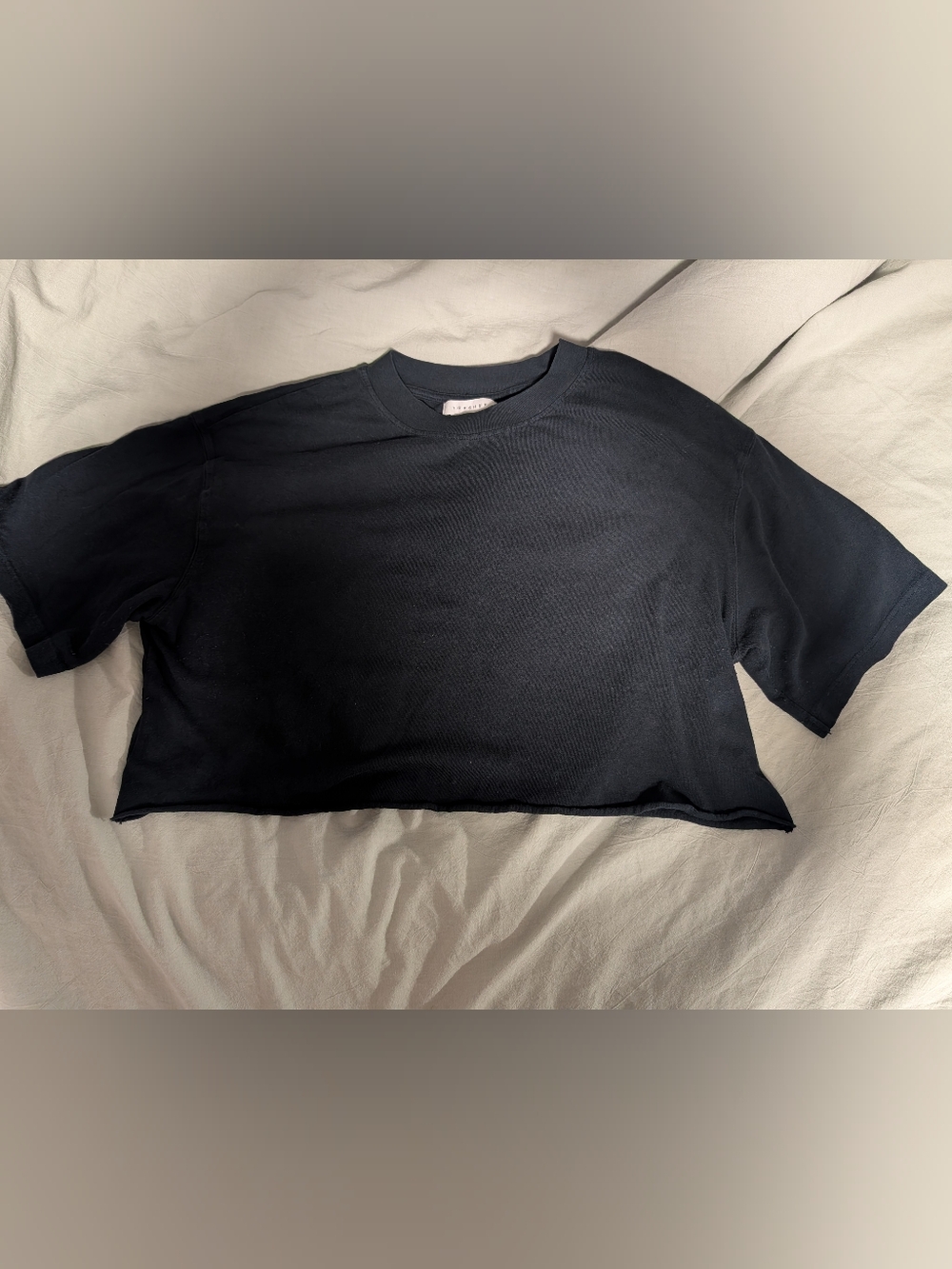 Top Shop Crop Over Sized T Shirt